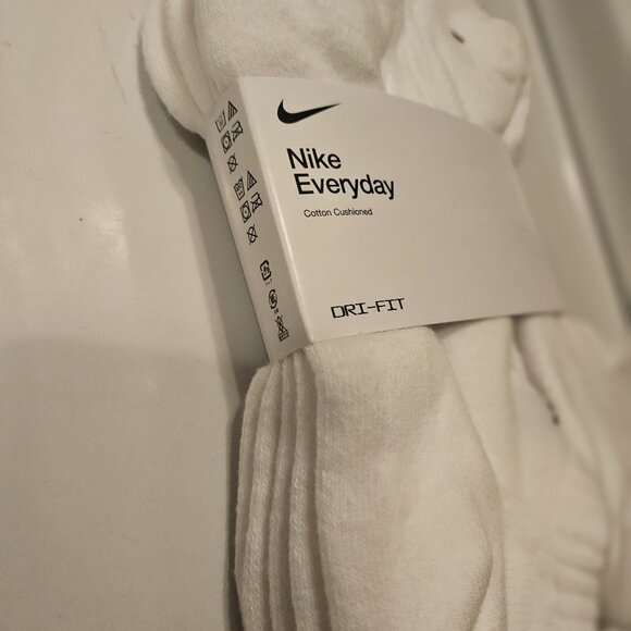 6 Pair Women's Nike No Show Socks Everyday Cotton Cushioned 6 Pack Dri-Fit - Picture 3 of 3